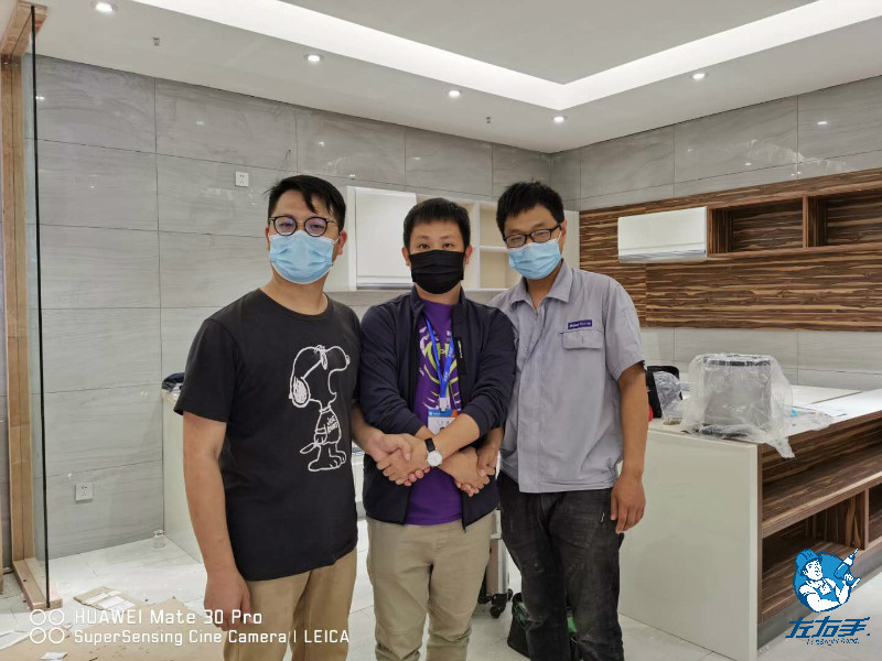 廣西左右手安裝案例|堅持左右手服務理念：服務一家，滿意一家！