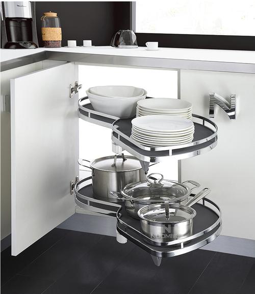 櫥柜旋轉拉籃安裝方法，學會了安裝不要太方便