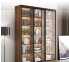 起居室效果圖設(shè)計(jì)，小客廳應(yīng)該買怎樣的展示柜？