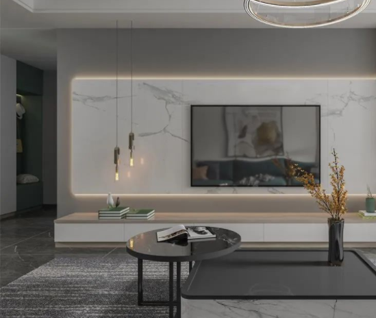 現(xiàn)代客廳裝修設(shè)計(jì)：不同戶型該如何定制電視柜，這么多款式怎么選？