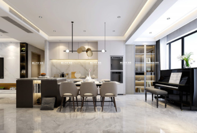 新中式別墅裝潢設(shè)計(jì)，別墅軟裝如何定制浴室柜