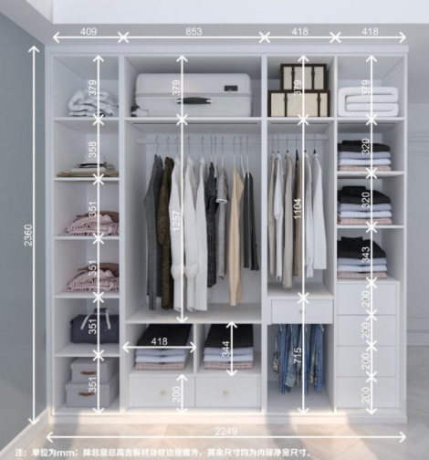 房子裝修流程圖，衣柜空間布局設(shè)計(jì)，定制衣柜注意5個(gè)要點(diǎn)