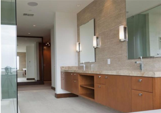 【實木浴室柜品牌】衛(wèi)生間別裝浴室柜了！換成一塊板+移動立柜